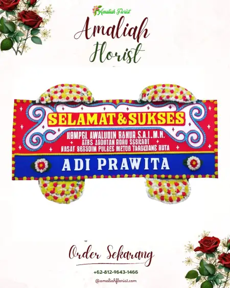 Papan Bunga Ucapan Selamat Pabedilan